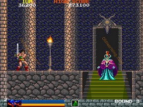 une photo d'Ã©cran de Rastan Saga sur Arcade